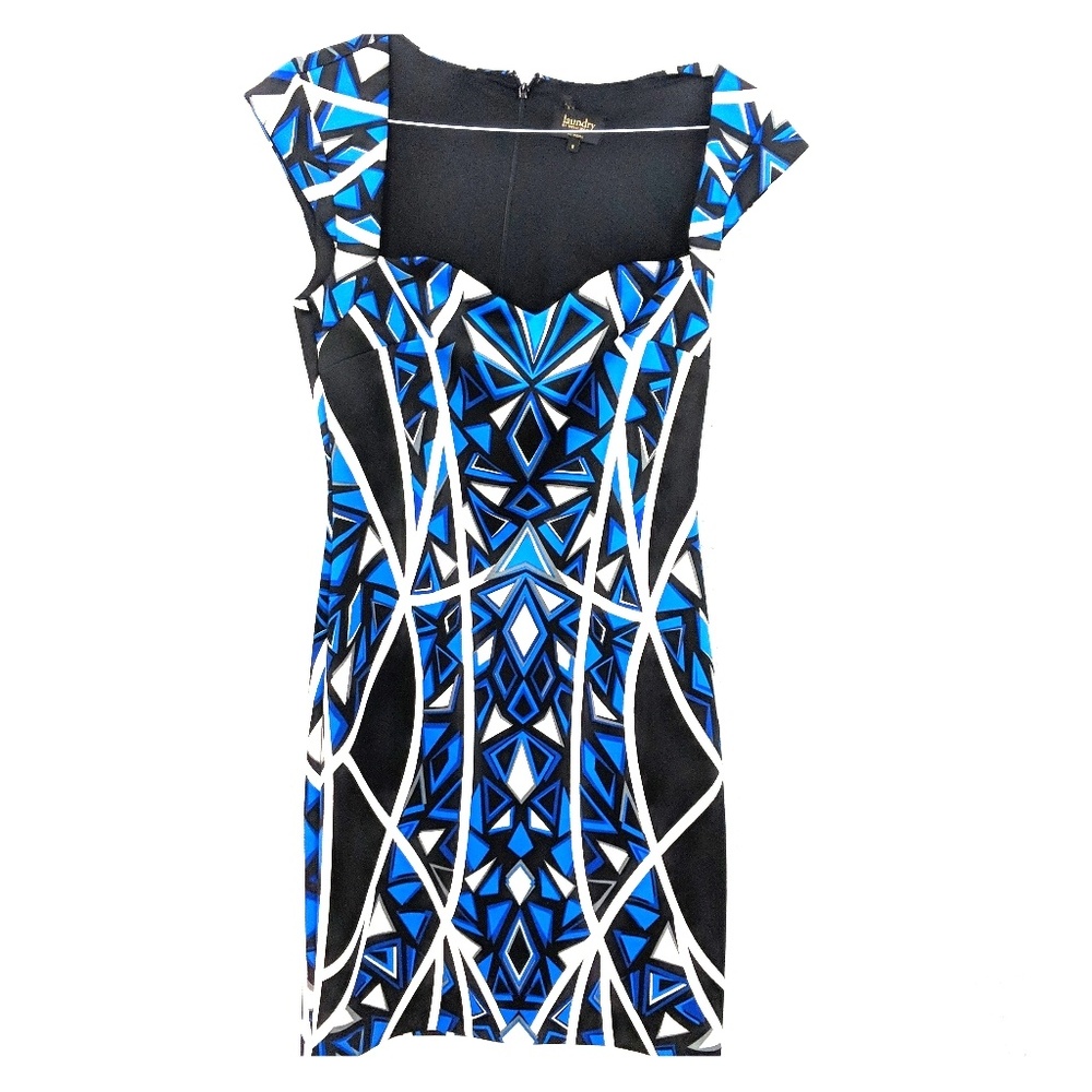 GIFTED: Geometric fitted dress